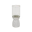 White Carved Hurricane Lantern Decorative Home Lantern - Lanterns - British D'sire