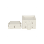 White Ceramic House Oil Burner - Cool Designs Oil Burners - British D'sire