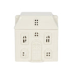 White Ceramic House Oil Burner - Cool Designs Oil Burners - British D'sire