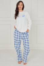 White Cherry Print Pjs - Loungewear - British D'sire