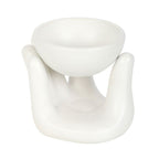 White Hand Ceramic Oil Burner - British D'sire