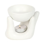 White Hand Ceramic Oil Burner - British D'sire