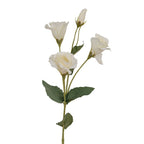 White Lisianthus Spray Artificial Flower Stem - Artificial Plants & Trees - British D'sire