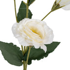 White Lisianthus Spray Artificial Flower Stem - Artificial Plants & Trees - British D'sire