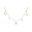 White Metal Star Christmas Garland 128cm - Garland - British D'sire