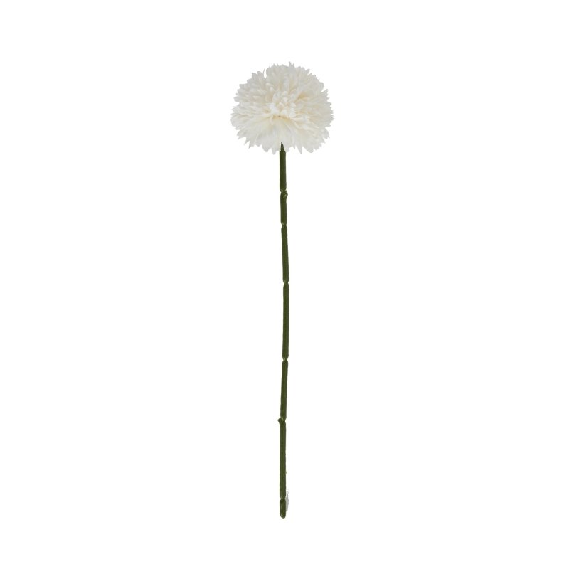White Short Chrysanthemum Artificial Flower Stem - Artificial Plants & Trees - British D'sire