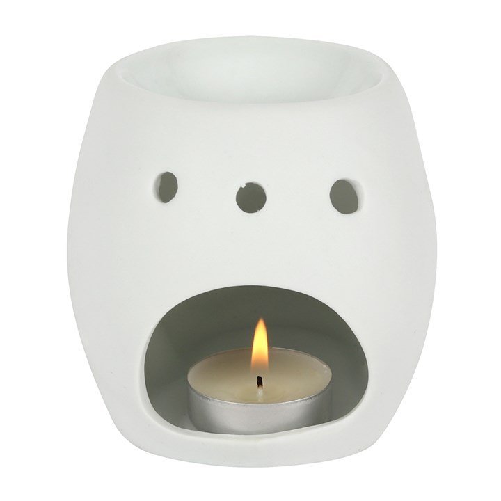 White Skull Oil Burner - British D'sire