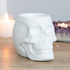 White Skull Oil Burner - British D'sire