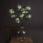White Spring Mock Orange Flower Artificial Flower Stem - Artificial Plants & Trees - British D'sire