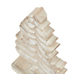 White Wash Collection Wooden Tiered Tree Decoration - Christmas Decor - British D'sire