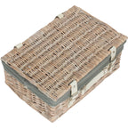White Wash Empty Picnic Basket - Empty Picnic Baskets - British D'sire