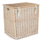 White Wash Vintner Storage Wicker Picnic Basket - Storage Baskets - British D'sire