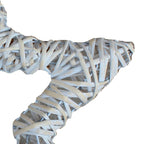 White Wash Wicker Open Star Christmas Decoration - Home Decor & Furniture - British D'sire