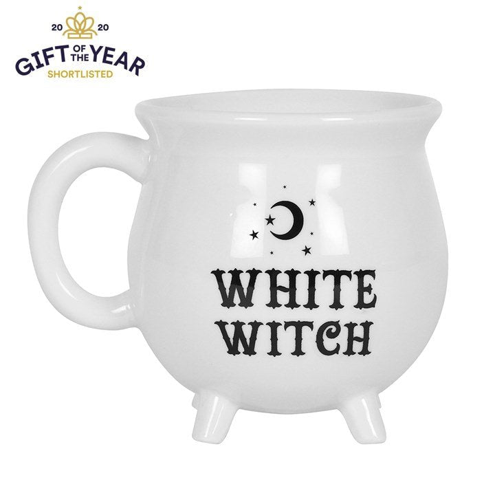 White Witch Cauldron Mug - British D'sire