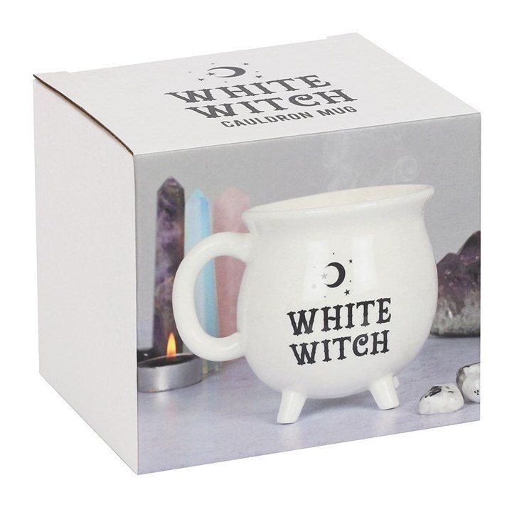White Witch Cauldron Mug - British D'sire