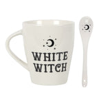 White Witch Mug and Spoon Set - British D'sire