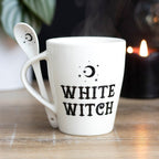 White Witch Mug and Spoon Set - British D'sire