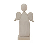 Whitewashed Rustic Angel Home Decor Ornament Decoration - Christmas Decor - British D'sire