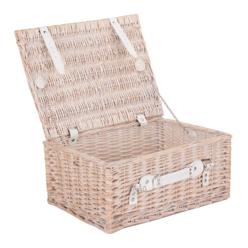 Wicker 41cm White Hamper Secondary image
