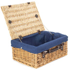 Wicker Buff Picnic Basket - Empty Picnic Baskets - British D'sire