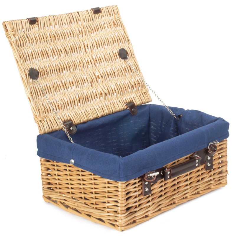 Wicker Buff Picnic Basket - Empty Picnic Baskets - British D'sire