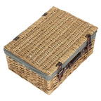 Wicker Buff Picnic Basket - Empty Picnic Baskets - British D'sire