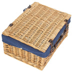 Wicker Buff Picnic Basket - Empty Picnic Baskets - British D'sire