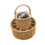 Wicker Celebration Basket with Fitted Cooler and Glasses - Drinks Baskets - British D'sire