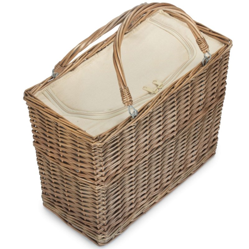 Wicker Cooler Picnic Basket Secondary image
