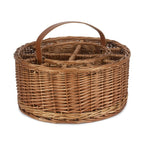 Wicker Light Steamed Garden Party Basket - Drinks Baskets - British D'sire