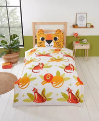 Wild Cats Kids Bedding Duvet Quilt Cover Set - Home, Furniture & DIY:Bedding:Bedding Sets & Duvet Covers - British D'sire