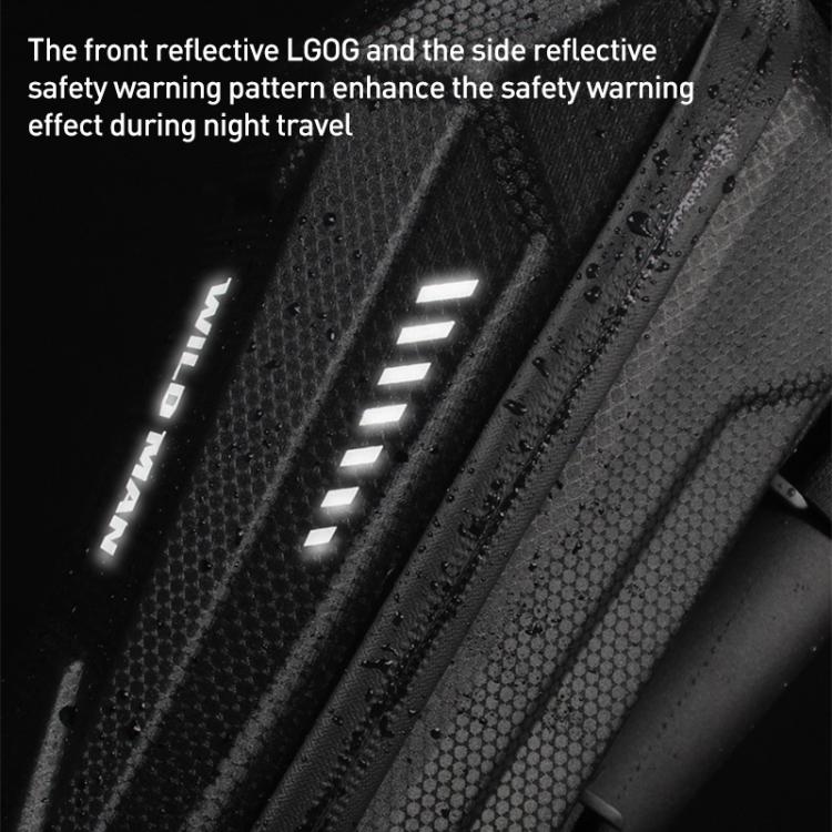 WILD MAN ES8 Electric Scooter EVA Hard Shell Handlebar Bag(Black) - British D'sire