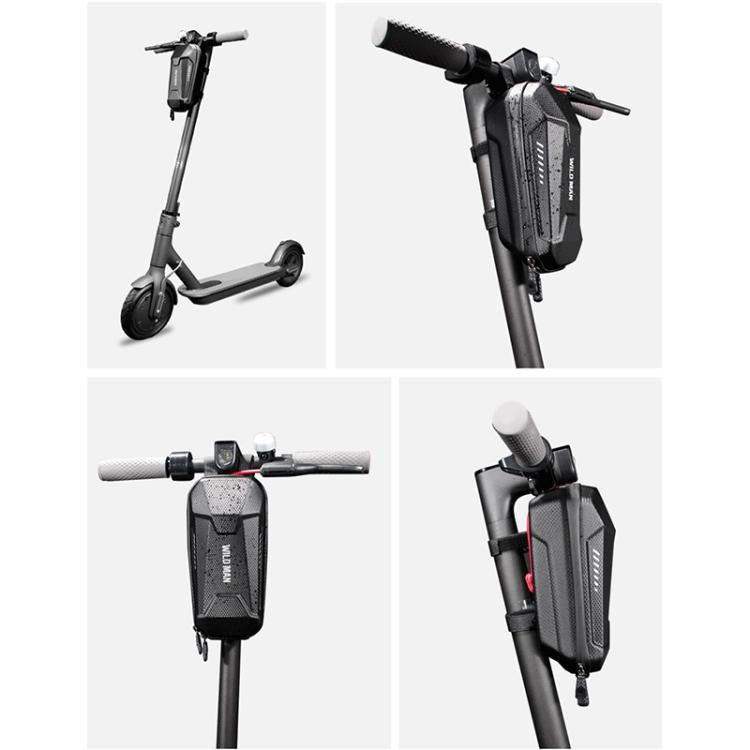 WILD MAN ES8 Electric Scooter EVA Hard Shell Handlebar Bag(Black) - British D'sire
