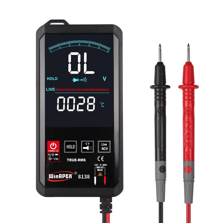 WinAPEX Smart Touch Screen Digital Multimeter, Model:8138 - British D'sire Main image