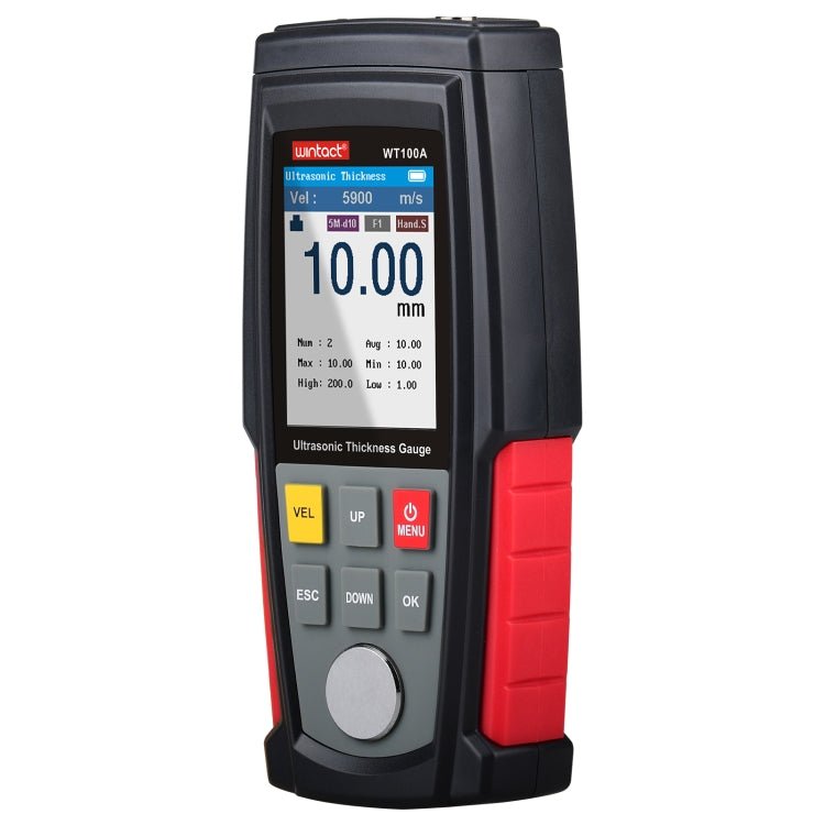 Wintact WT100A Digital Ultrasonic Thickness Gauge Meter Tester USB Charging Digital Thickness Metal Tester High Precision - British D'sire