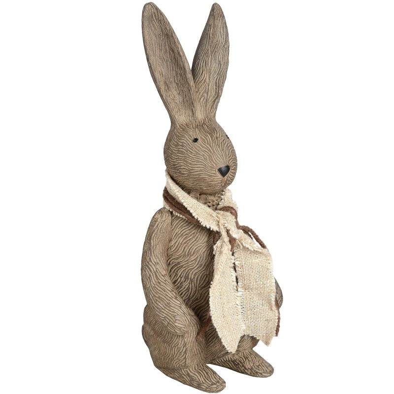 Winter Bunny Rabbit - Small Decorative Home Accessory - Figurines - British D'sire