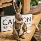 Winter Bunny Rabbit - Small Decorative Home Accessory - Figurines - British D'sire