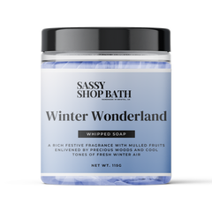 Sassy Shop Bath Whipped Soap - Winter Wonderland