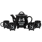 Witches Brew Ceramic Cauldron Tea Set - British D'sire