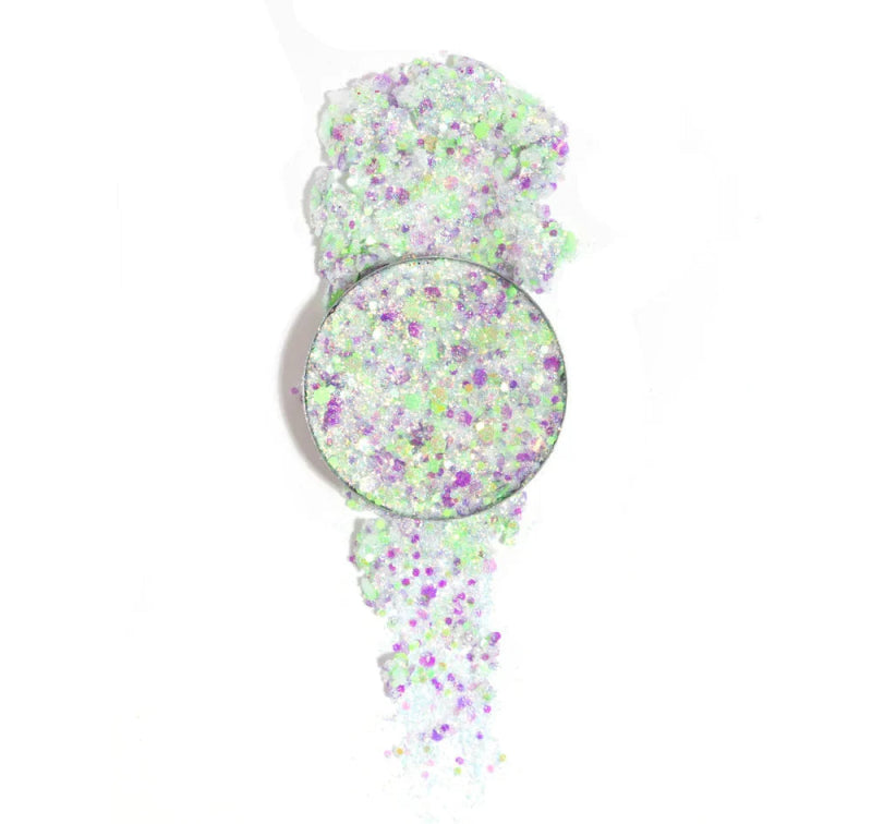 With Love Cosmetics Limited Edition Pressed Glitter - Mermaid Vibes - Body Glitter - British D'sire