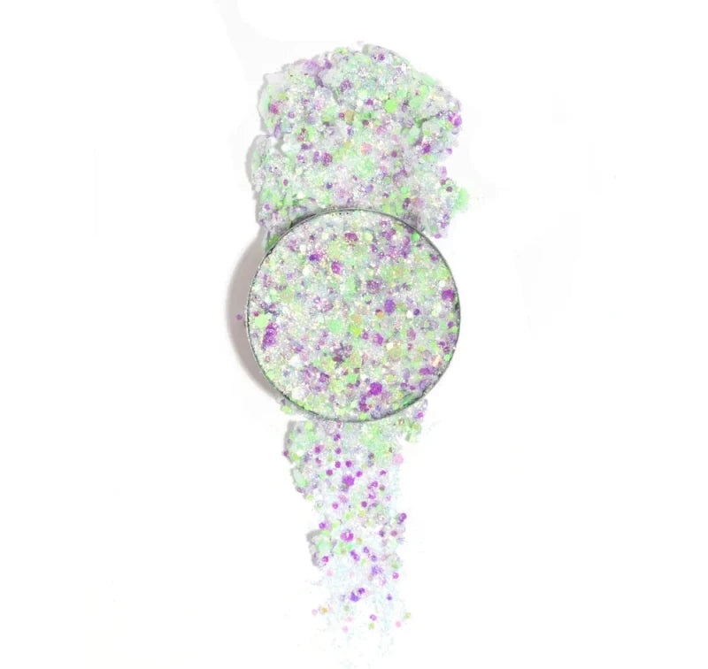 With Love Cosmetics Limited Edition Pressed Glitter - Mermaid Vibes - Body Glitter - British D'sire Main image