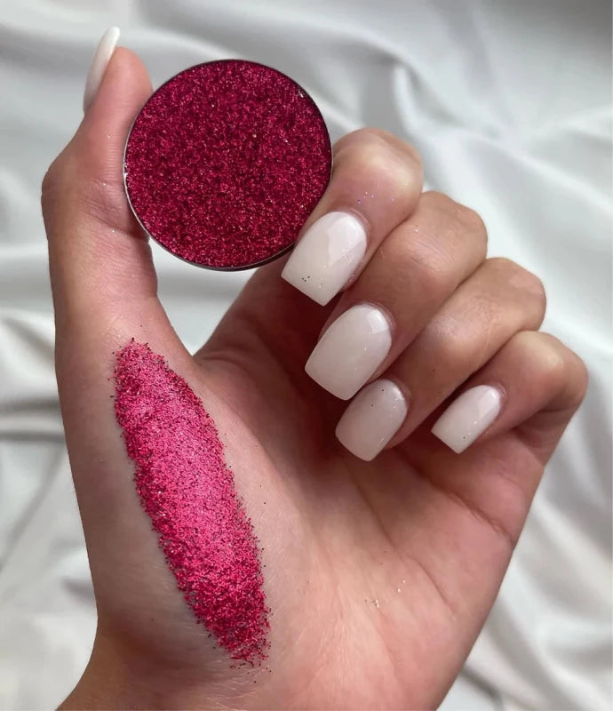 With Love Cosmetics Pressed Glitters - Hot Pink Secondary image