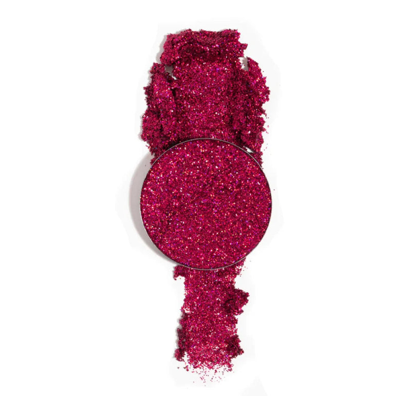 With Love Cosmetics Pressed Glitters - Hot Pink - Glitters - British D'sire