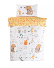 Woodland Friends Kids Bedding Duvet Quilt Cover Set