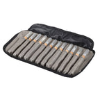 WLXY 12 PCS / Set Wood Carving Chisels Knife Basic Woodcut Working Handmade Rubber Stamps Hand Tools - British D'sire