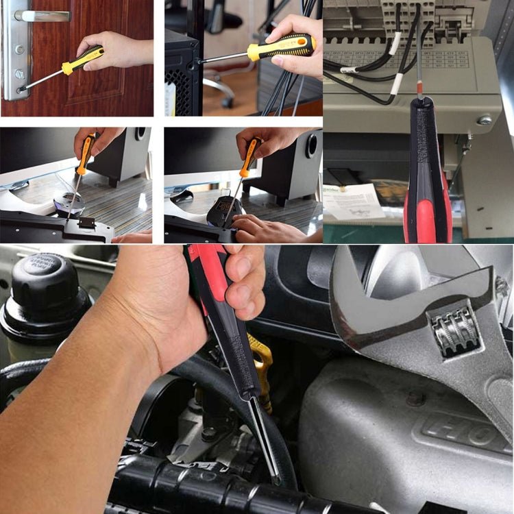 WLXY 3x75mm Slot Screwdriver Repair Tool(Orange) - British D'sire