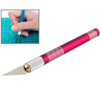 WLXY - 9311, WLXY Tool Precision Knife with Replaceable Blade for Mat Cutting / Model Making / Etching / Carving / Scoring / Trimming, OAL: 145mm, Size: 121mm x 10mm Diameter - British D'sire