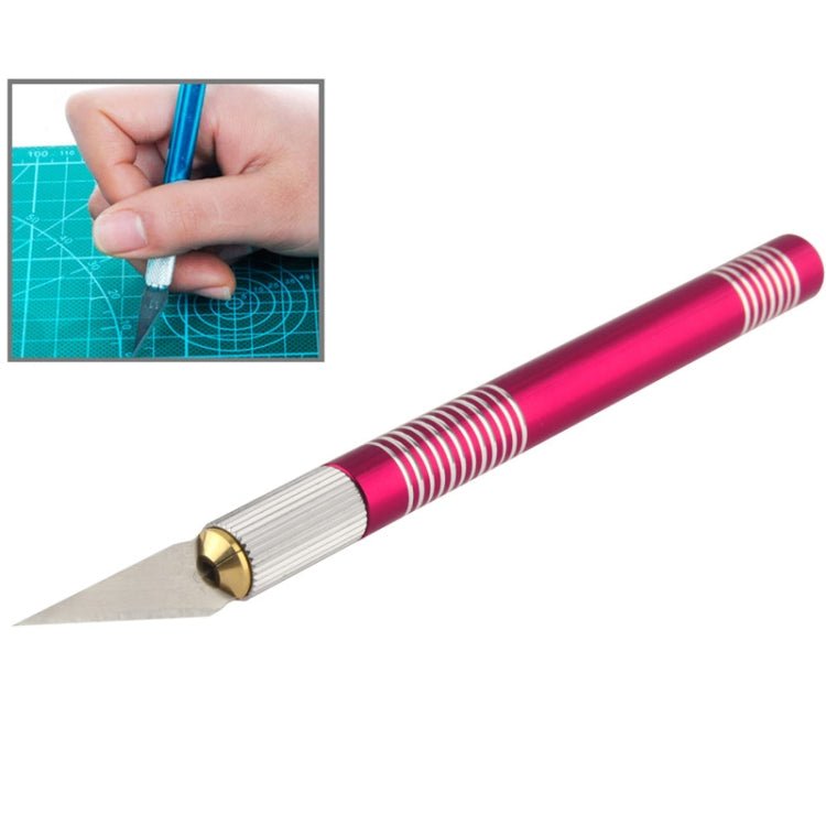 WLXY - 9311, WLXY Tool Precision Knife with Replaceable Blade for Mat Cutting / Model Making / Etching / Carving / Scoring / Trimming, OAL: 145mm, Size: 121mm x 10mm Diameter - British D'sire