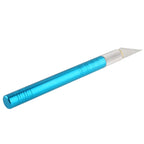 WLXY - 9311, WLXY Tool Precision Knife with Replaceable Blade for Mat Cutting / Model Making / Etching / Carving / Scoring / Trimming, OAL: 145mm, Size: 121mm x 10mm Diameter(Blue) - British D'sire