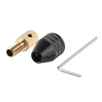 WLXY DIY003 0.5 - 3mm Mini Electric Grinder Drill Chuck Drill Shaft with Wrench, 2.35mm Inner Hole - British D'sire
